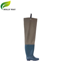 Nylon PVC Waterproof Lightweight Durable Fly Fishing Hip Waders with Boots for Men